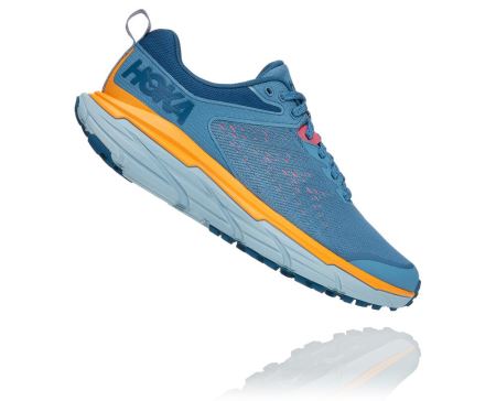 Hoka One One Challenger ATR 6 - Pantofi Ortopedici Dama Albastri | RO-1KnedVX